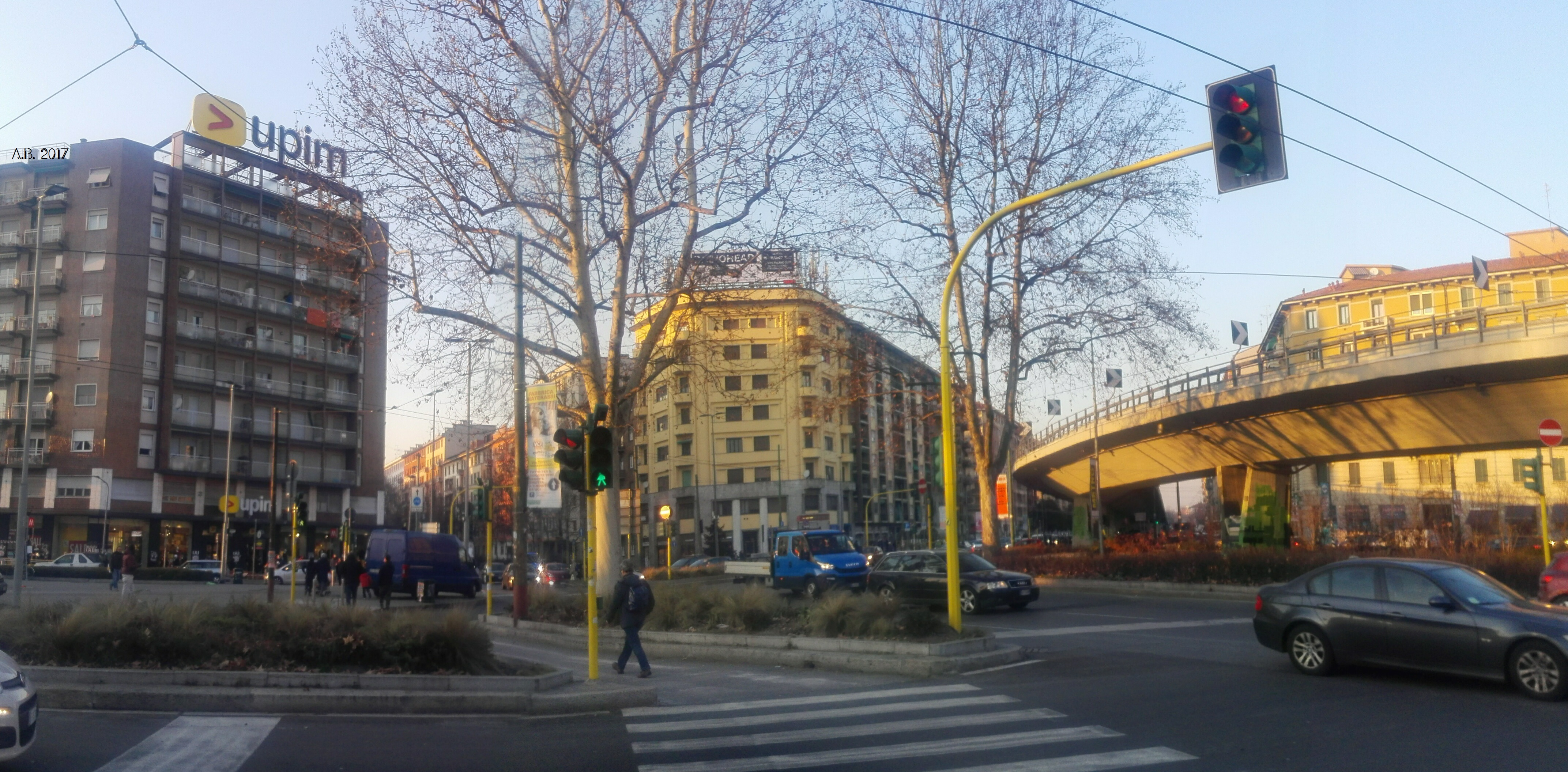 Figura 2: Panorama attuale di Piazzale Corvetto oggi (Fonte: foto di A. B., 2017)