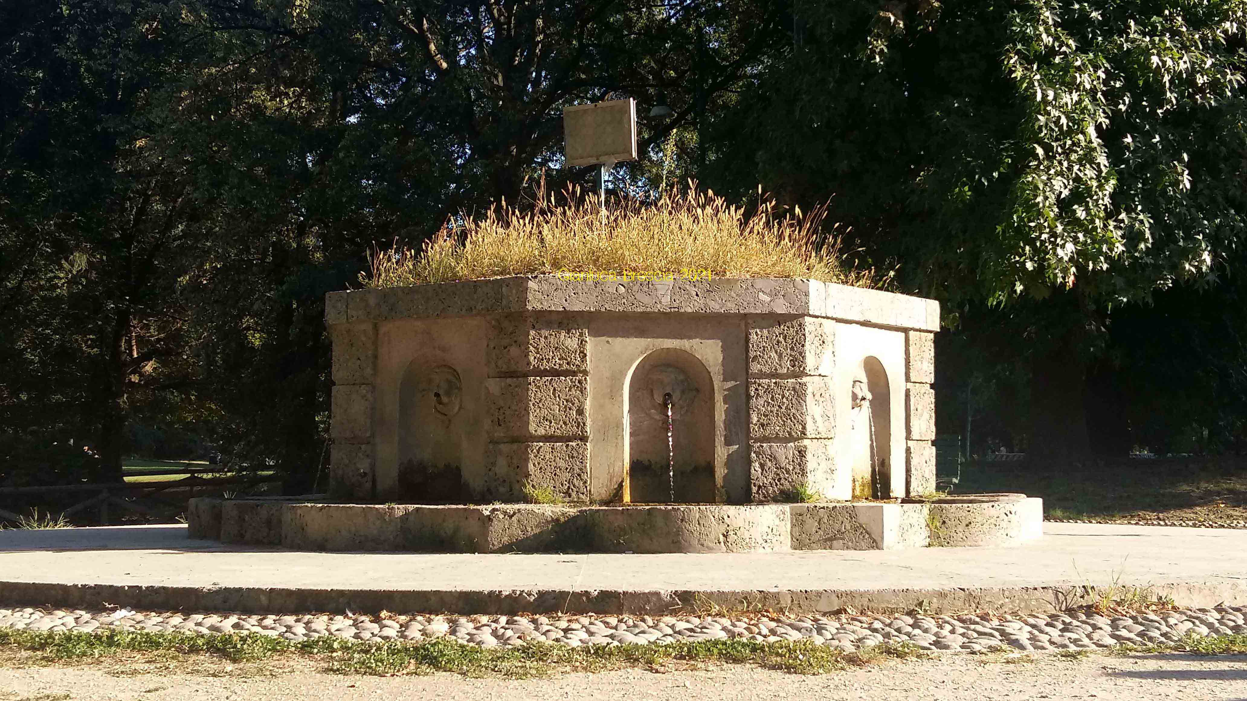 Figura 1: Fontana dell'acqua marcia all'interno del Parco Sempione (Foto personale, 2021)
